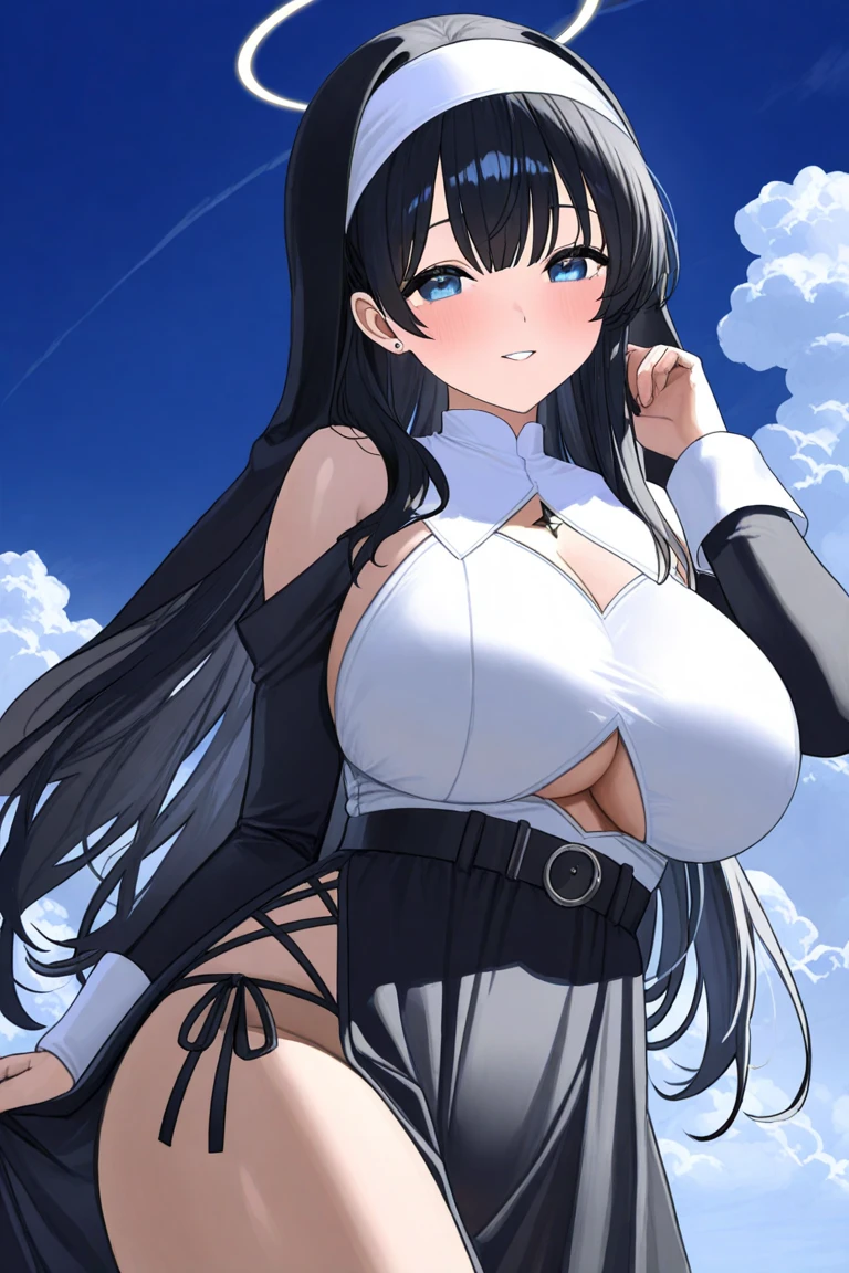 absurd, 8K, high resolution, Ultra-detailliert, beautiful, Meisterwerk, best quality, very pretty woman, younmulticolore Dessous:1.6), sexy, (very large breasts:1.4), detailliertes Frauengesicht, Sehr attraktiv,
