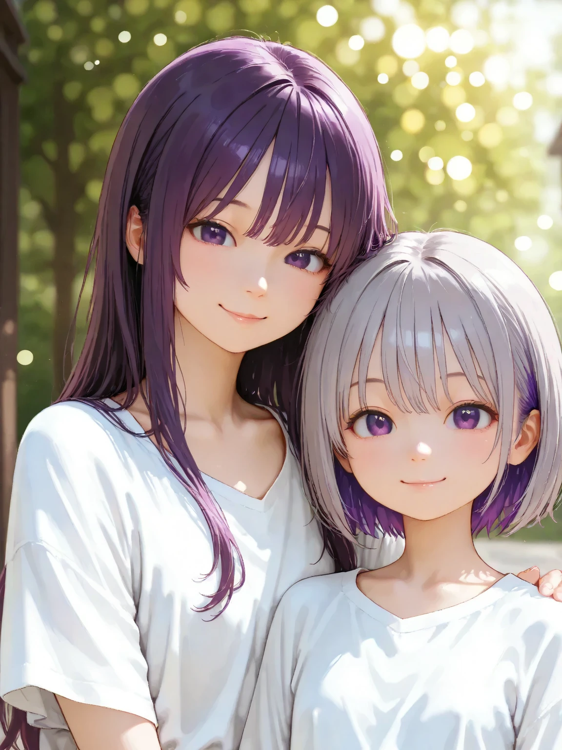 （Um Menino）、alta resolução,close distance、Menino de anime com cabelos roxos e olhos azuis、cabelo roxo、 （olhos azuis brilhantes）、esguio、Corpo das Sombras、de pele branca、monocromatic、hair messy、（sharp eyes）、vestindo roupas pretas、Casaco preto puro、Sorrindo、