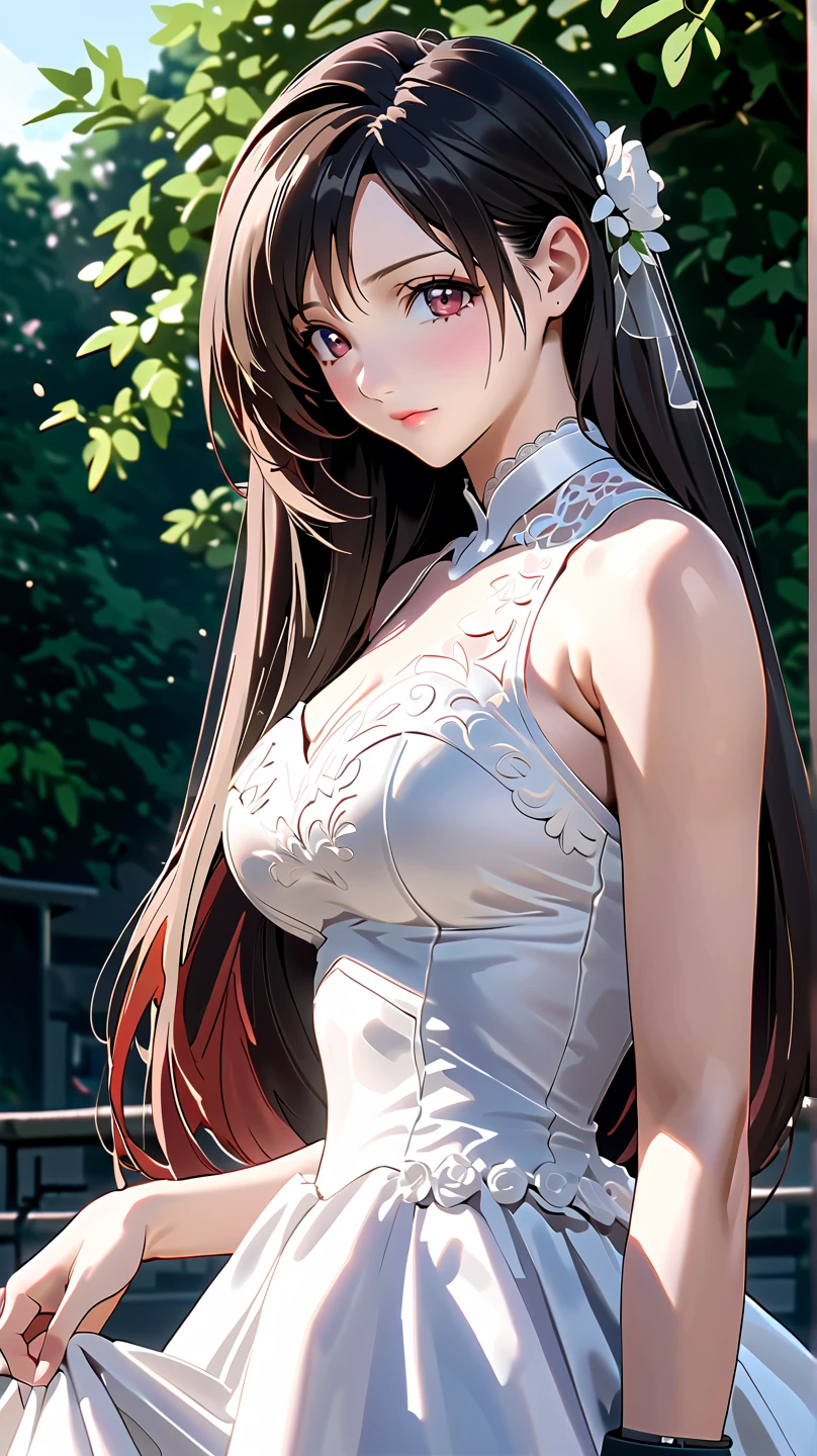 One girl,masterpiece,Highest quality,stockings,Checked mini skirt)、JK,,Are standing,In total length,Medium chest,Very detailed,[[Realistic]],Beautiful and attractive anime teen,Enchanting anime girl,Swinging skirt,blue eyes, hair ornaments, Hair Ribbon,Show your forehead、Twin tails、Emphasize cleavage、Random colored see-through  uniform、Lace choker, short hair,,No bra,,Very detailed肌, Realistic texture、Very detailed顔, (Beautiful Fine Eyes, ,The girl has a toned figure., Intricate details,Closely、Embarrassed expression、blush、Shining Sweat、Perfect Skin,Sweat is noticeable,胸の谷間のSweat is noticeable、太もものSweat is noticeable、 Fair skin,Tight waist, Sweating profusely、Sweaty hair、Clothes that become transparent due to sweat、Sweaty、Visible sweat、Sweat-soaked hair、Athlete System、Cherry blossoms fluttering down、Night cityscape。Reflection of light、moonlight、No sleeve、Off the shoulder、