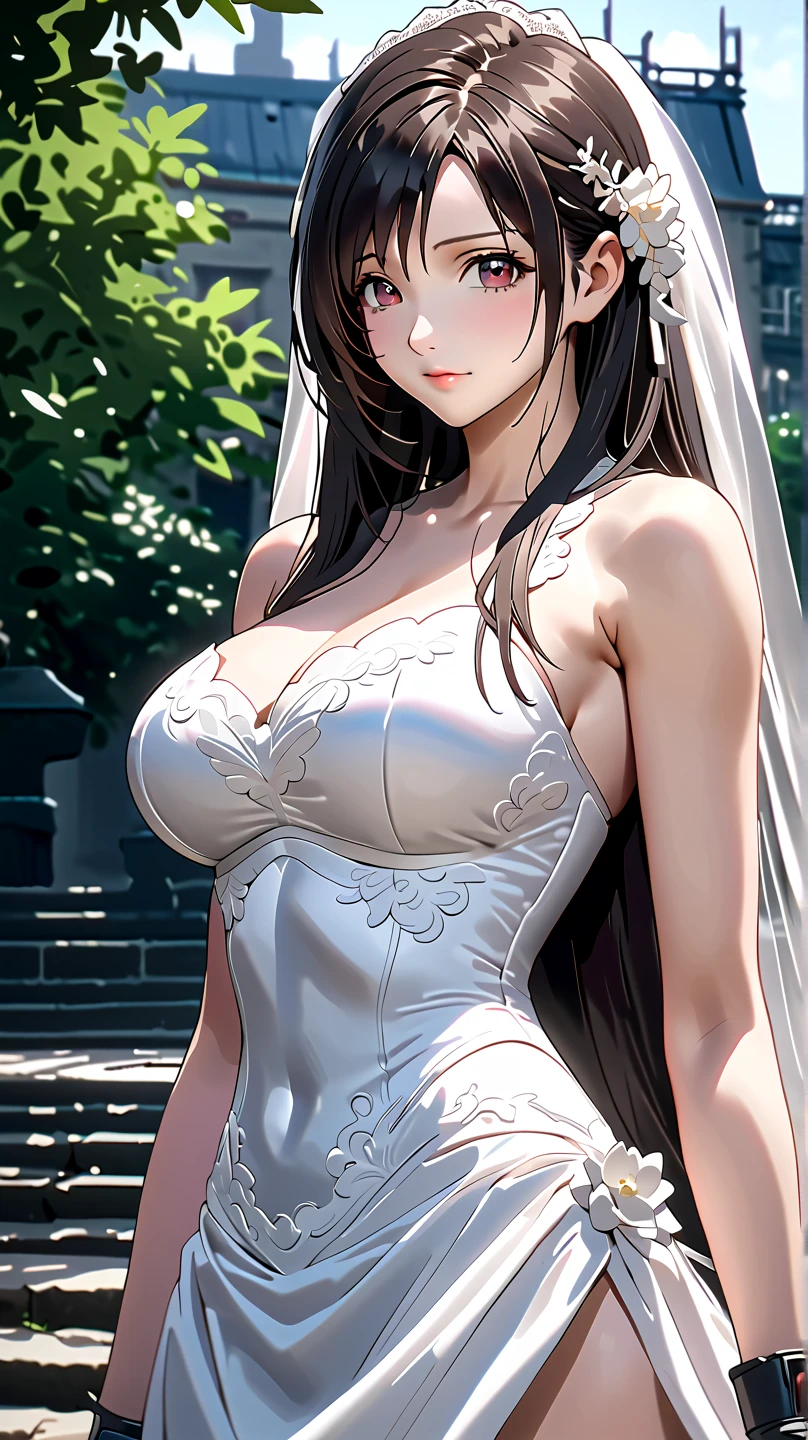 {creation、Highest quality、Clear image}Black Hair、Long Hair、Blue Eyes、Big breasted beauty、A beautiful appearance、Embarrassed face、Wet Hair、Open-air bath、A half-detached towel1Sheet、