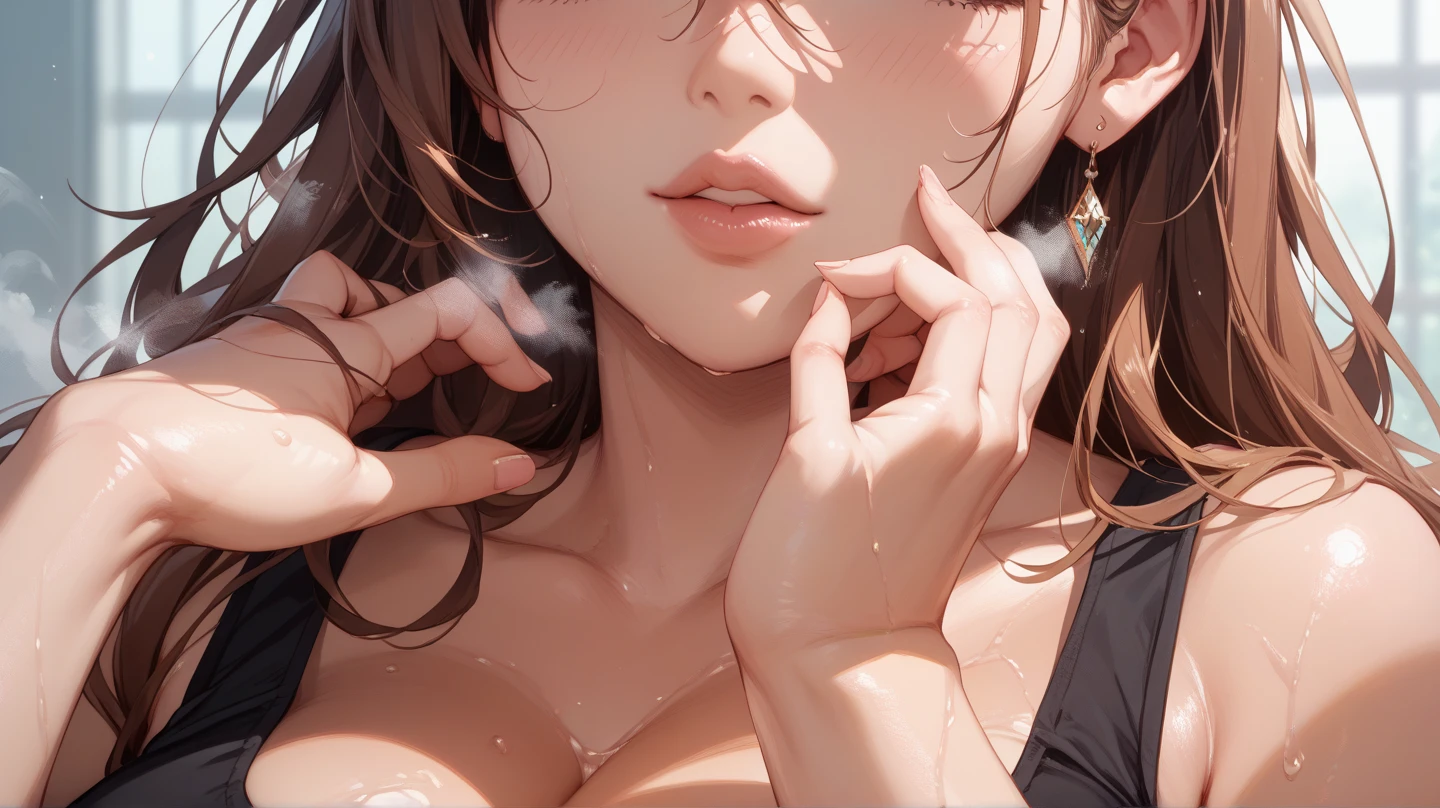 (Photorealsitic:1.4)、The power of the chainsaw man、Being naked、Woman with open mouth、(Emphasis on a big mouth: 1.2)、top-quality、extremely delicate and beautiful、hight resolution、beautiful  lighting、、((((Dark background with nothing))))、1girl in、The principle of not wearing all clothes、Principles of living naked、The principle of not wearing underwear、Tied to bed、Beautiful breasts、Beautiful abs、Golden hair、length hair、Beautiful Detail Earth Eye、Facial light、、(from the front side、a closeup:1.5)、、(Photogenically realistic、Lying in the dark、）、Japanese Bondage、bind、White rope、Bend your knees and open your legs wide、lighting on the face、illuminating、(The upper part of the body)、Face distorted by pain、(Pang、shout out:1.4)、(Tears dripping from the mouth)、(Looking Up)、(Staring overhead)、Wet eye makeup、face perfect、(Ultra-detailed eyesnose-mouth-tongue)、(begging forgiveness)、((A large amount of white translucent sticky liquid adheres to the inside of the thigh inside the thigh、skin is wet))、Abundant tears、Heavy drool、I was violently attacked by multiple men、At a loss、Beautiful breasts like a work of art、Artistic areola、Artistic and perfect nipple drawing 、Artistic udder、Beautiful pubic area like a work of art、Draw the pubic area clearly、Artistic female genitalia、Sexual References、stark naked、Attacked by men、regrettable、lamentation、At the hot spring facility