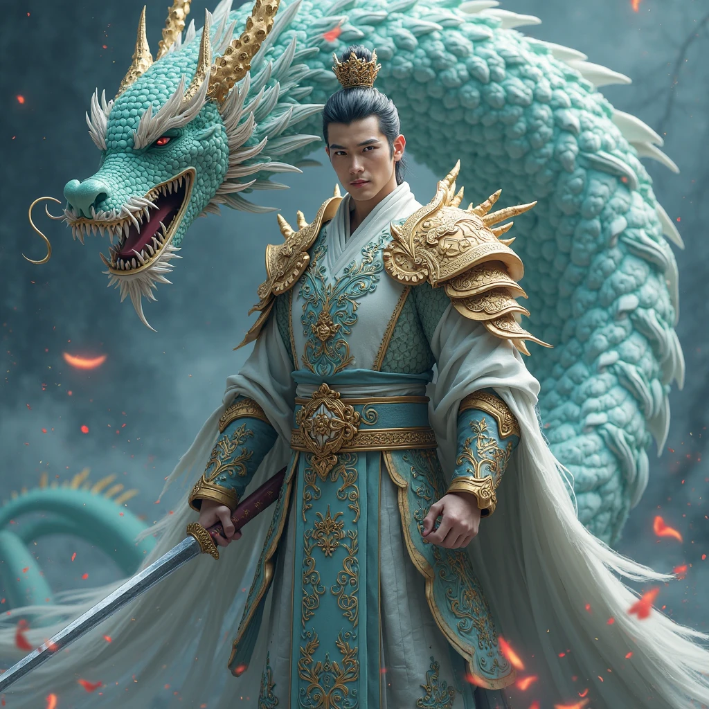 Full Length Shot ,[animal name] anthropomorphism , shaman wizard , chinese ink style , amazing epic chinese ancient theme , martial arts style , Chinese fairy tale , highly detailed , dynamic , cinematic , stunning , realistic lighting and shading , vivid , vibrant ,8k, Octane Render , unreal engine , very detailed , concept art , realistic , Cry engine