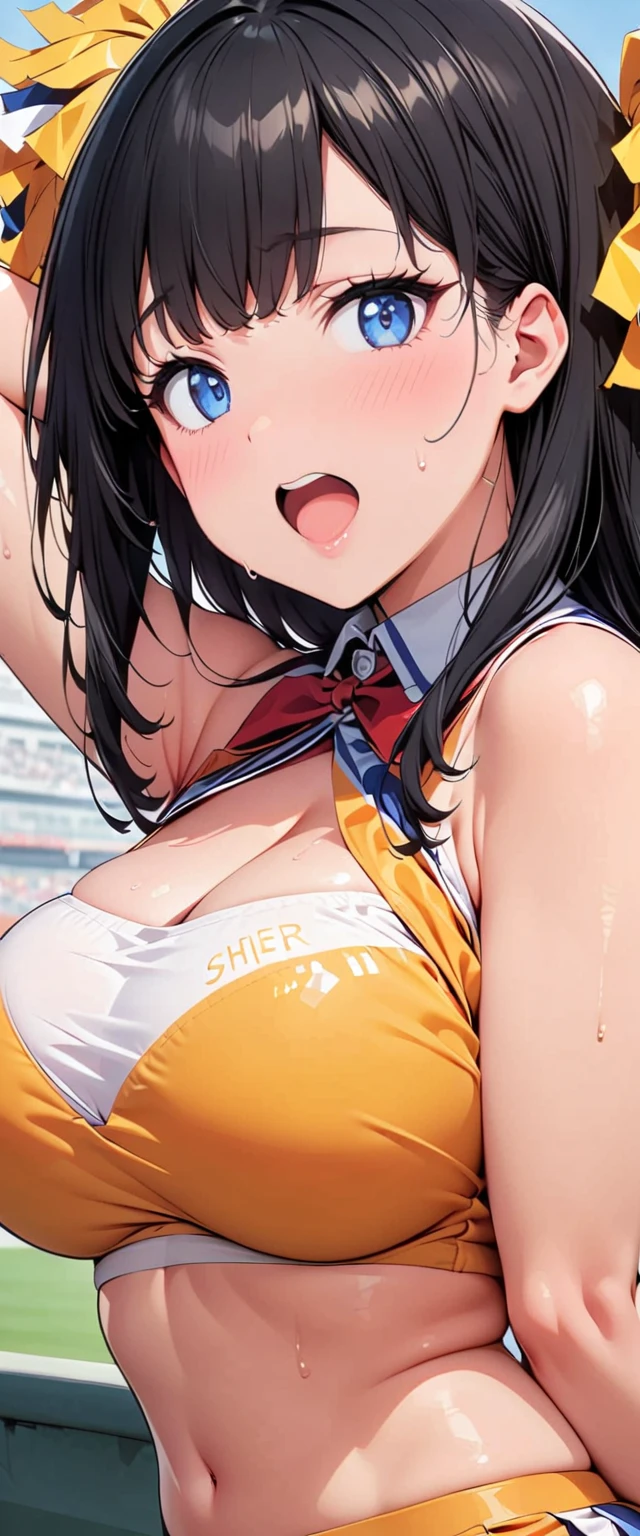 ((masterpiece)), Highest quality, Very detailed,(One Girl),Baltimore、baltimore \(azur lane\) race queen, Long Hair,Beautiful background ,Completely naked, chest, Bent body,Lie in, Look to the side, Worried face, Female genitals in full view, Drunk look, Hot body、Sweaty、Spread your legs、Opening the vagina with your fingers、Female genitalia seen deep inside、 Browsing Caution,