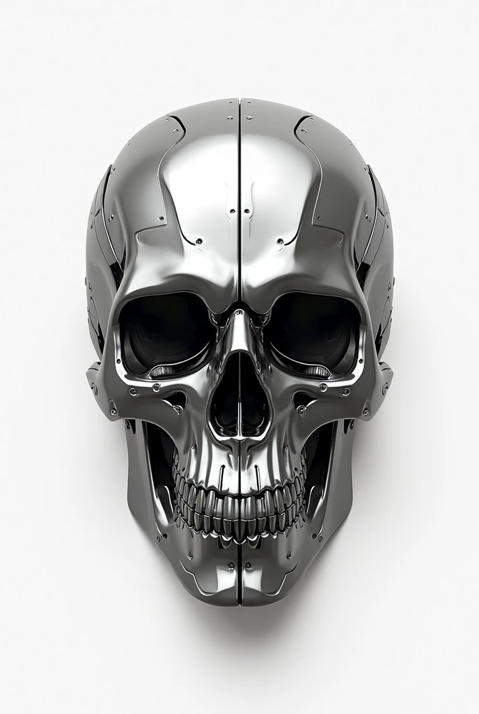 Undead Silver Skull of wisdom, dark background, photo masterpiece, open mouth