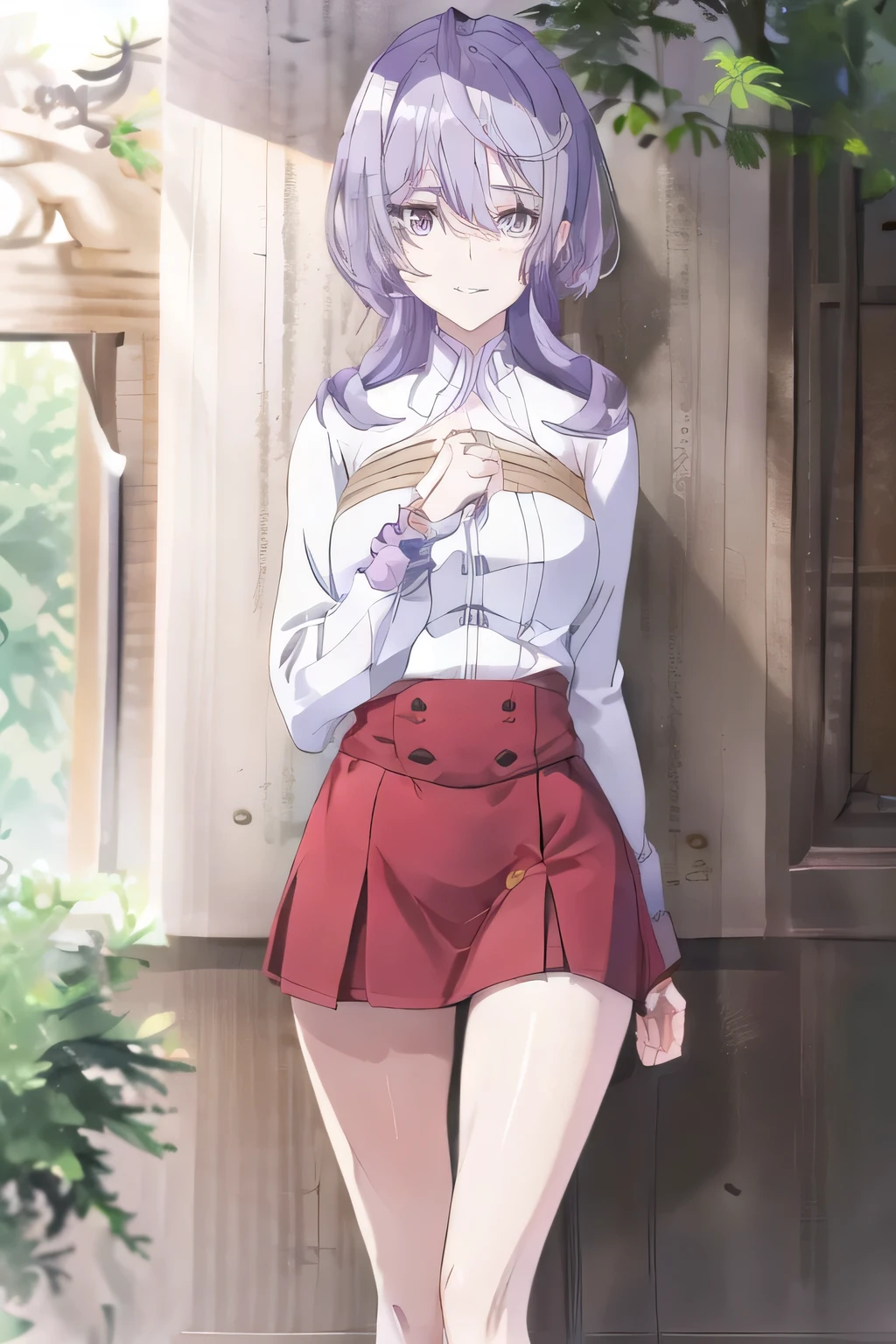 Can you draw a nice smile,The face is very important,Big BreastsをさらにBig Breastsに描いて下さい,My nipples are sharp and can be seen through when wet,light purple hair,draw her expression more delicately,walking alone, city tour ,,(((She's dressed in a casual tourist style))), I have a SLR camera ,(Let's draw a more delicate look),(sleeveless wool sweater),( Pleated Legs,white panties),(That work is enough for one person {X} can you draw a competitive swimsuit)、 That alone is great enough,don't frown。unless work requires it。 {X}、 , an attractive 40-year-old adult woman jumping off her uniform, BIG BLACK WAVY HAIR, , Big Breasts, thin waist , , ,