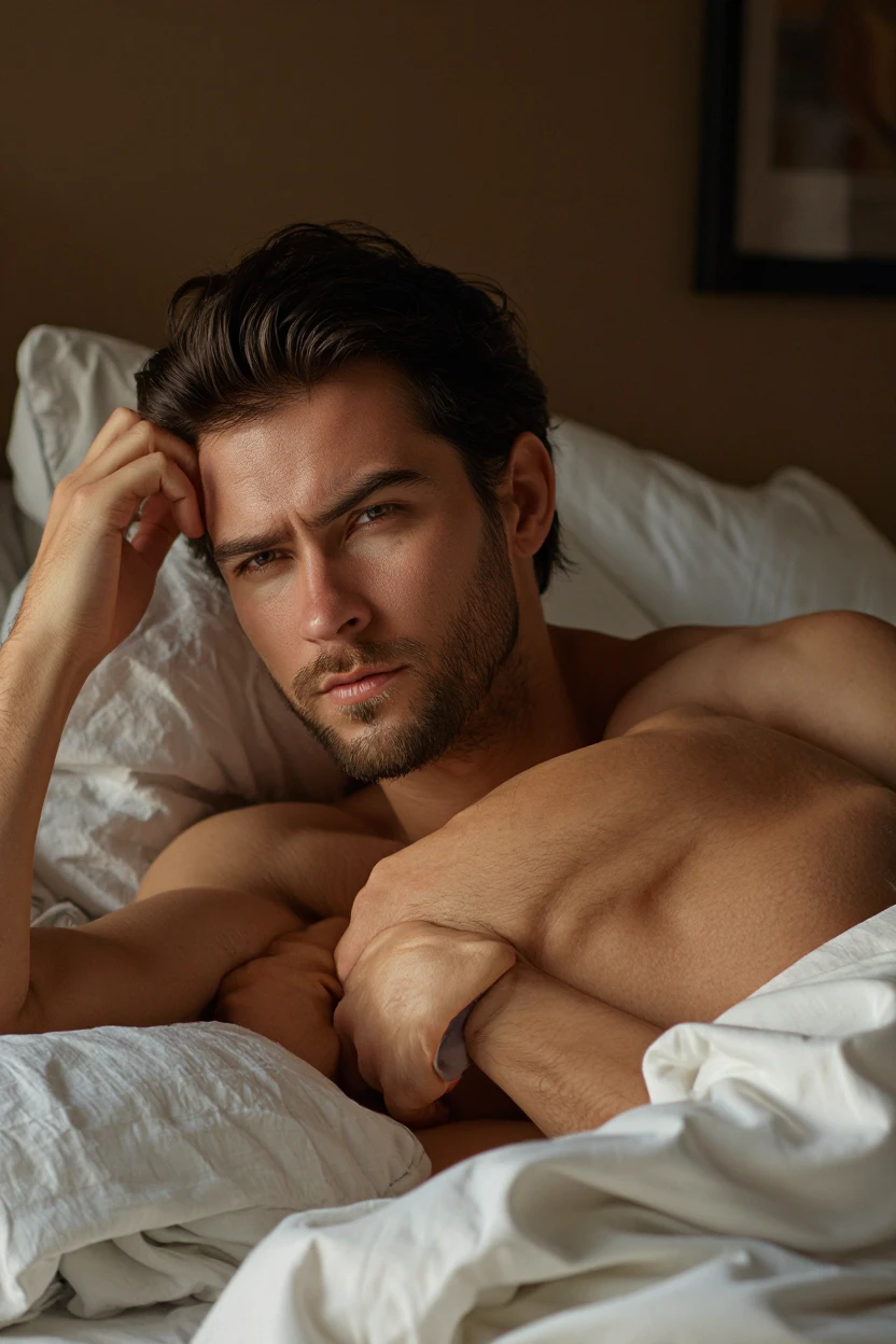 BEAUTIFUL BLOND MEN AROUND 35 YEARS OLD WITH FACIAL HAIR AND HAIRY CHEST