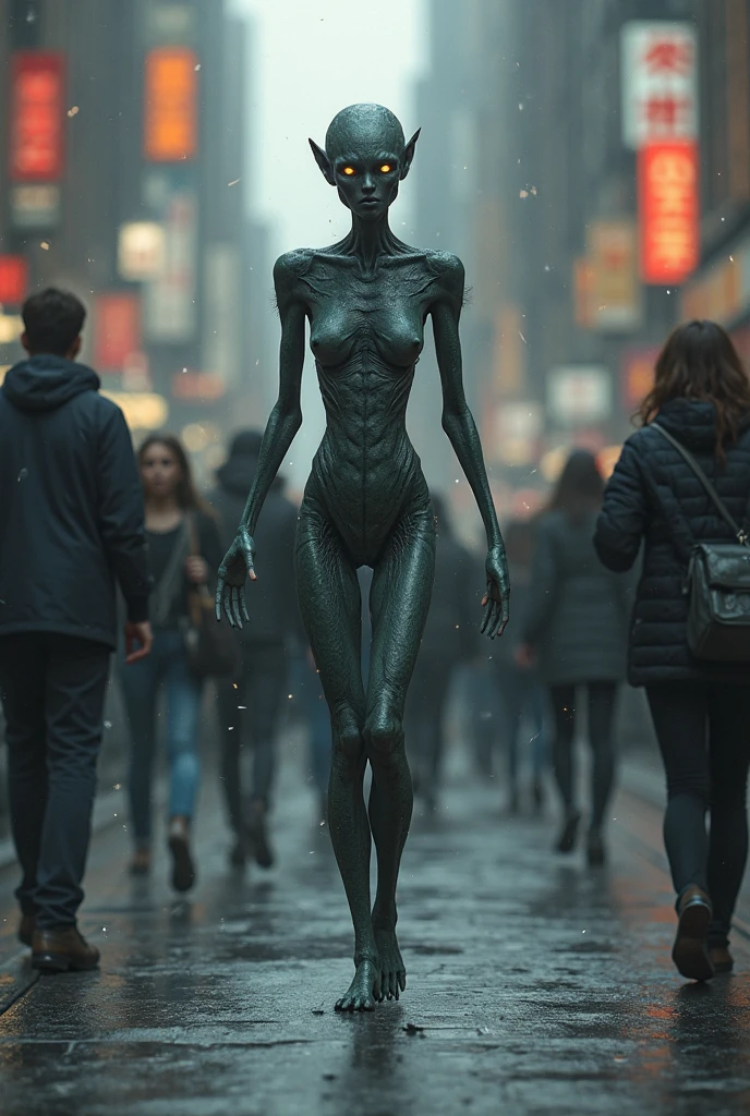 <lora:XTGhost:1>,((masterpiece)),((best quality)),8k,high detailed,ultra-detailed,portrait,((xingtian:2)),(headless:2),mouth in belly,eyes in nipples,horror,((1girl:1.5)),(creepy atmosphere),(sinister:1.4), in a city street at night, neon lights casting elongated shadows, deserted buildings reflecting a distorted cityscape, an urban nightmare. Surreal and chilling composition, (isolated:0.8), emphasizing the horror in the emptiness of a city street.