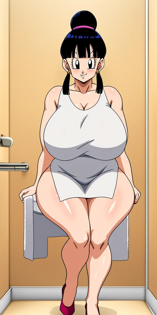 nicorob, slicked back hair, large breasts, mature, obese, massive belly, very huge belly, very obese, morbidly obese, naked, breast, nipple, morbidly obese, obese