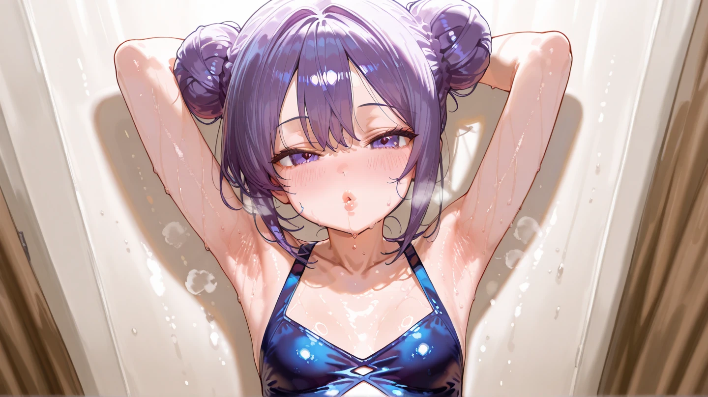,Bikini,mannequin,Breast-huge,water bloom,javelin,Color highlights