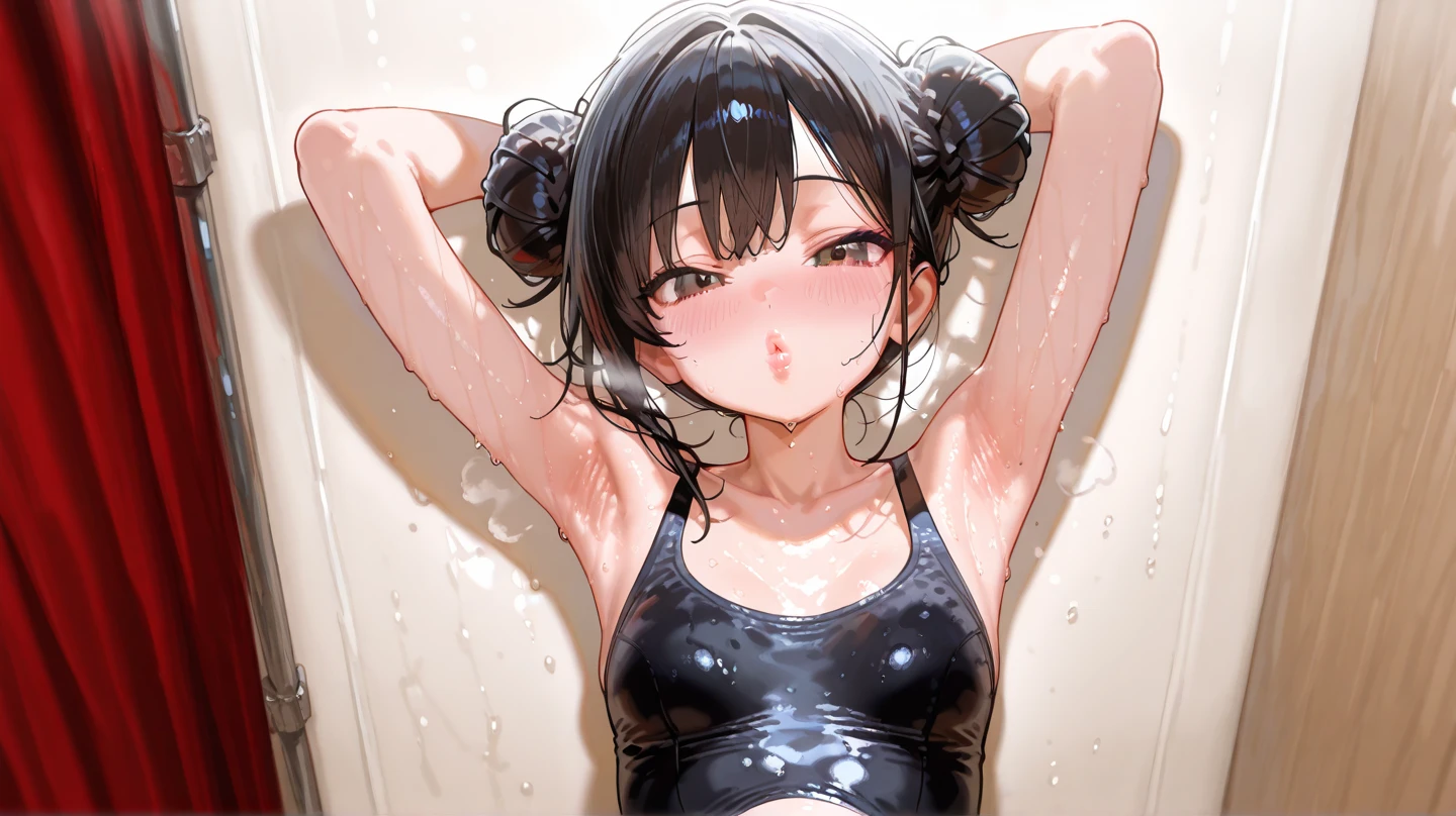 (Very tiny girl rides guy perfectly:1.5)、(Petite girl riding:1.3)、(Big Breasts:2)、(eyes half closed:1.9)、(despair)、(tears:1.2)、(The body shakes violently)、8K resolution、 ((Highest quality))、Anatomically correct、(Tank top:1.9)、((Hasselblad Photos))、[:(Detailed face:1.2):0.2]、(heavy rain:1.5)、(Sweaty:1.6)、(Top view:1.6)、(braid one's hair:1.5)、(Loss of strength from the body:1.3)、(呻吟)、(Squat:1.7)、(Squat down slowly:1.3)、(Dripping semen:1.3)、(Tie your arms behind your head:1.6)