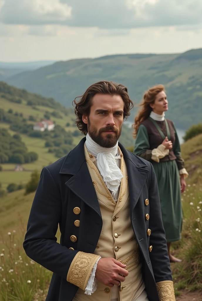 year: 1864. Location: Gettysburgh. Pre-Raphaelite (((46-year-old Richard Madden))), war, battlefield, guns, soldiers, ((((Clothing from the 1860s)))) ((Hairstyle of the 1860s)), ((("OMITB" cinematography)))