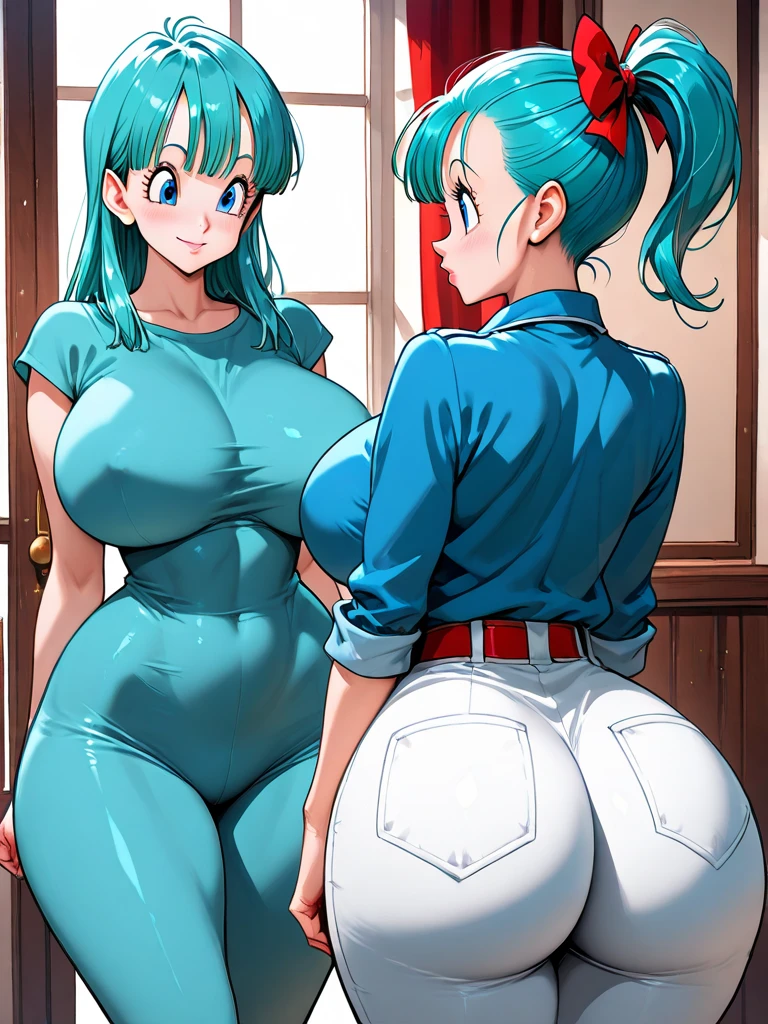 dutch angle, high detail, perfect face, very close-up, 2girl, standing, shower, huge ass, indoors background, facing viewer, light beams coming in, (thick thighs:1.5), gigantic breasts, (shy expression), head tilted, short black hair, massive breasts, wide hips, bottom heavy, no nipples, upper body portrait, pale skin, light skin, ((bulma from dargon ball)) ((chichi from dragon ball))(((big black man with a big black cock)))(butt job,ass job,bent over on the wall sex)(dark skinned male bbc big black cock long black cock)wet female, pregnant, lactating, wet hair, cum, licking cum from penis, cum in mouth, cum on body, COLLAR
BREAK
score_9, score_8_up, score_7_up, score_6_up, source_cartoon, rating_explicit,
