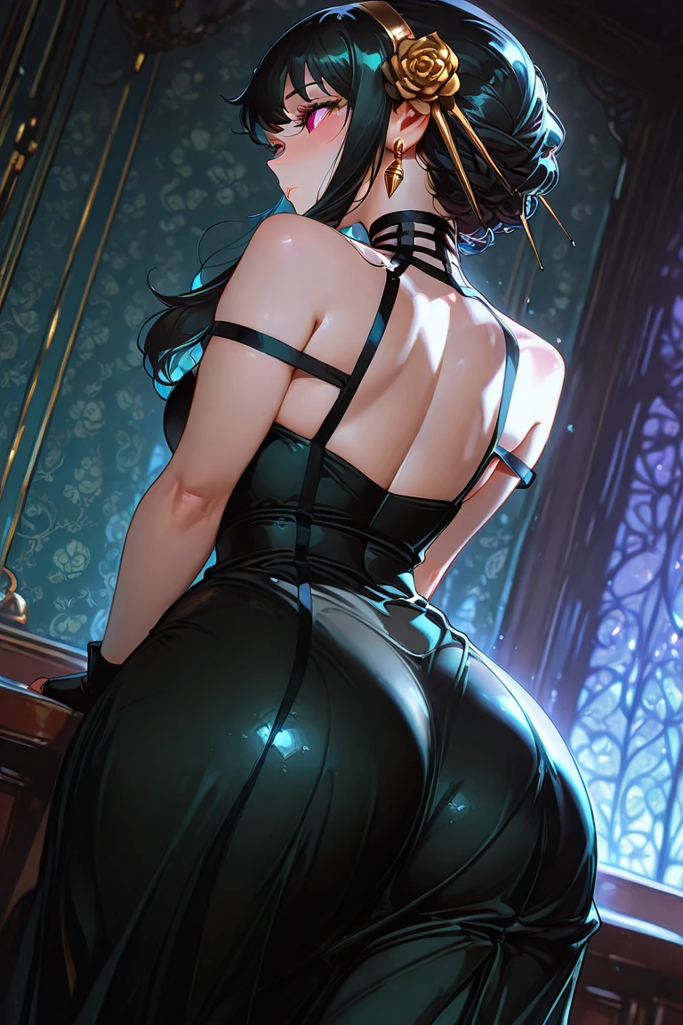 35mm, Nikon, UHD, retina, masterpiece, ccurate, anatomically correct, textured skin, super detail, high details, high quality, award winning, best quality, highres, 16k,最高画质,逼真,1girl,白色头发,紫色眼睛,发光的眼睛,没穿上衣,,手拿枕头,透明的胸罩,超短裙,分开的嘴唇,脸红,鲜花,太阳,阳光,运动鞋,背面视角,on back,from behind,坐在凳子上,屁股在凳子上,??透过胸罩可见,
movie portrait photography, 18 years old,correct body structure, perfect body, fair skin, pretty face, detailed face, blush, face, maid hair ornament, charming body, slim, wide hips, thin waist, high fork gymnastic suit, black lace panties, black pantyhose, long legs, no skirt, stockings, thigh stockings, leg focus, fair skin with bare shoulder length, serenity, calm, (realistic details, Natural skin texture, realistic facial details), soft dramatic lighting, fine details, surrealism, 35mm film, 16k, peony, rose, cherry blossom, rainforest, lots of flowers, juice:1.3),从后面看,背面视角,