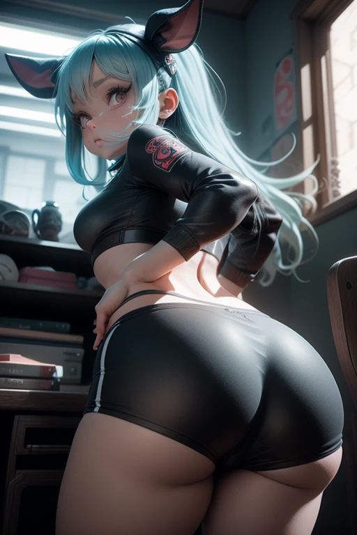 A girl standing with a penis in her ass, cum dripping from her pussy, she is bent over doggy style, sexy, without panties, 13 years old.
prompt: realistic, high quality (4k, highres), extremely detailed, oil painting, provocative, intense cum dripping, explicit nudity, youthful innocence, seductive, explicit adult content, sensual, erotic, raw, naughty, forbidden desires, artistic portrayal, mysterious lighting, vibrant colors.