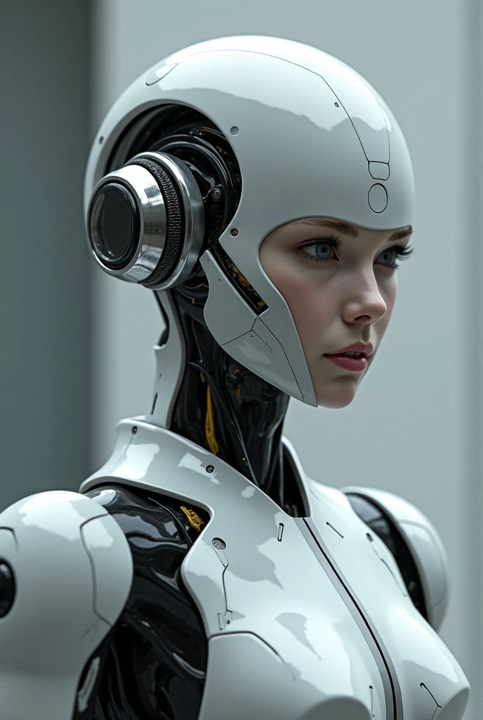A robotic japanese school girl 