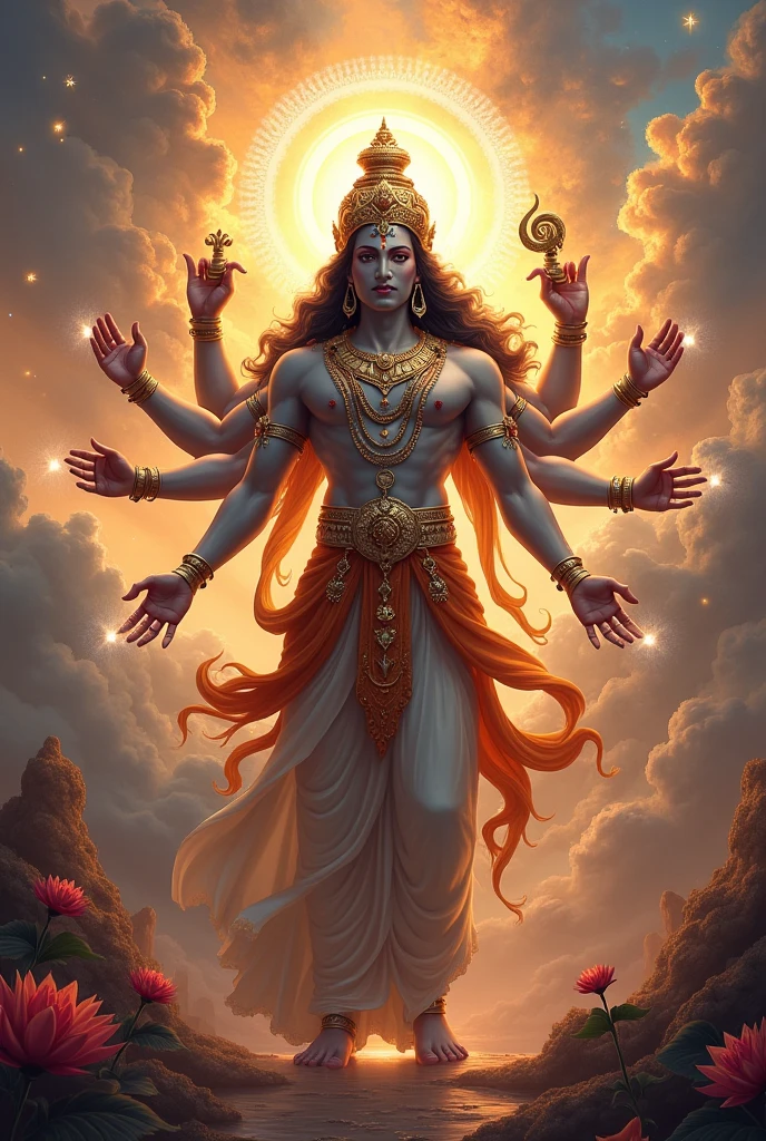 Lord krishna virat roop