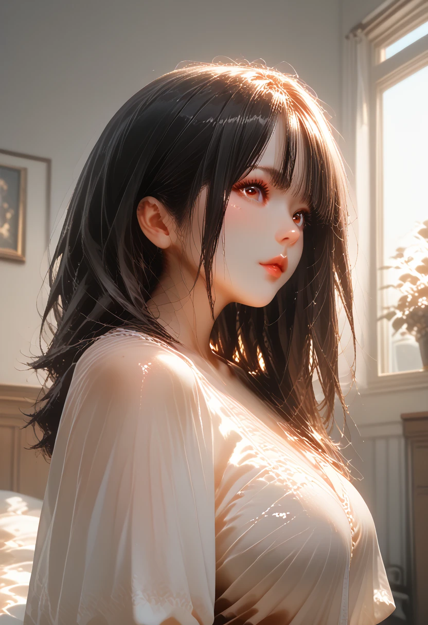 Nake girl anime 3d