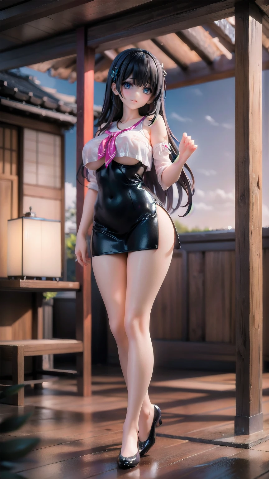 nsfw、((((NUDE)))), M-shaped legs、1((Highest quality)), ((masterpiece)), Perfect Face,Highest quality,Best image quality,Curvaceous,Fine skin,Flower Hair Ornaments,cute ,((:1.6)),Japanese Girls,Healing face,Baby Face,Childish,Big eyes,((Very large breasts:1.5)),((Big cleavage:1.5)) ,Saggy breasts,thin, smile,happiness,Shaved pussy,((Glowing Skin:1.4)),Not wearing underwear,Erotic belly,((I can see a beautiful pussy:1.5)),Shaved pussy,((Fantasy World:1.6)),A prestigious castle with Western-style décor,Mysterious Forest