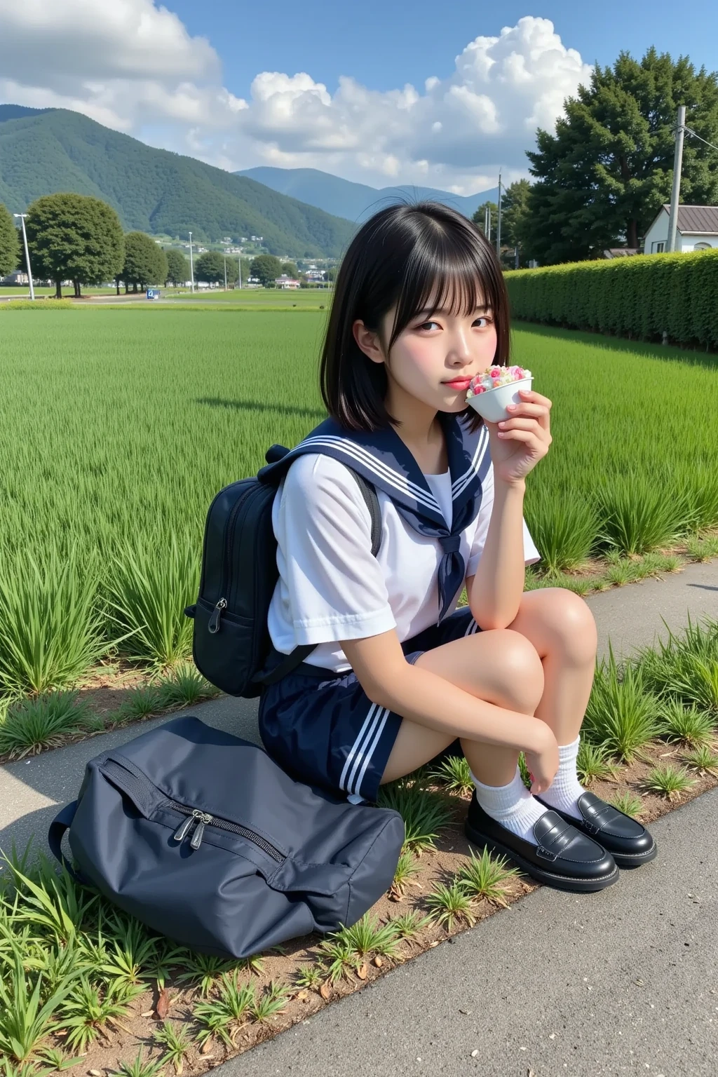 Korean high school girl abandoned in garbage house、Semen is poured on、Tattered、It is dirty、Miserable、defeat、despair、Sperm overflowing from the genitals
