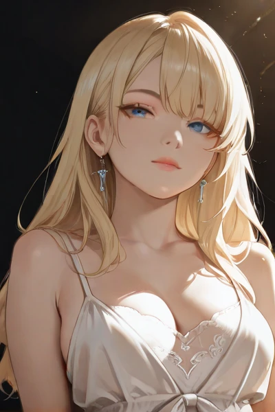 A beautiful blonde woman.