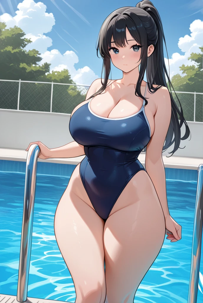 An anime-style artwork depicting ruan mei from the game Honkai star rail.
Tags: ruan mei, anime, detailed eyes, detailed lips, tight bikini, smiling expression, intense gaze, glowing emblem on hand, dynamic pose, outdoor pool, vibrant colors, digital art, high-resolution, professional quality, gigantic breasts, (underboob : 1.4), curvy, cowboy shot, (gigantic breasts: 1.4), green eyes, (light brown hair), curvy, cowboy shot, (gigantic breasts: 1.4), (green eyes : 1.4), (light brown hair), curvy ass, (big butt : 1.4), (bubble butt : 1.4), from behind, back view