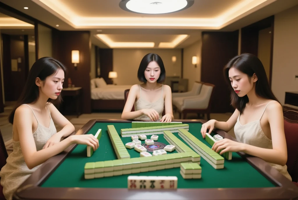 Thai girl, There were four people sitting around playing a game of under, under, under, under, under, under, under, under, under, under, under, under, under, under, under., playing Board games, Board game, Play the game, Casual game, Funny illustrations, daily life, card game, lecture halls and gambling dens, play in dnd, gambling, Board game, Play DND