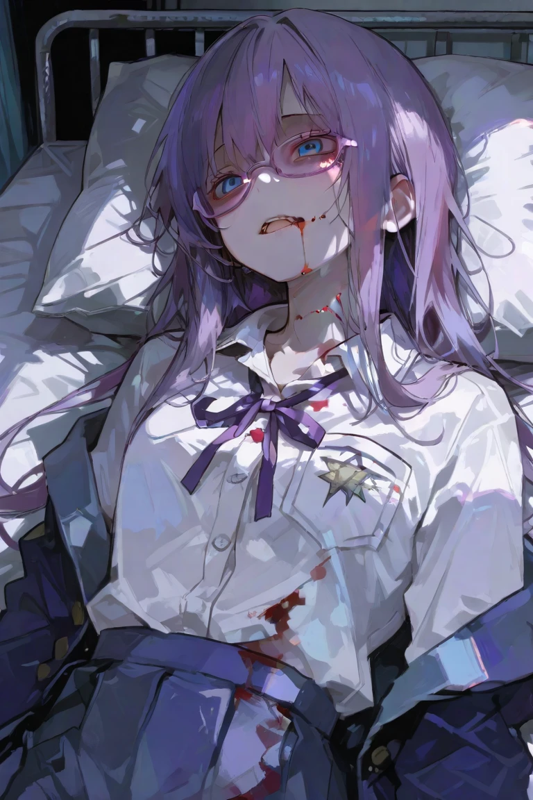 lying、vaginale,Sex、bed、closed eyes、Expressionless、Penis insertion、rape、Necrophilia、Girl、Girl、Short、Younger、Lower school year、Baby Face、flat chest、The body is dirty、Pale skin、Dead、Dynamic Angle、masterpiece、best quality、ultra-detail、A lot of men、Dead spots、Pale face、cadaver