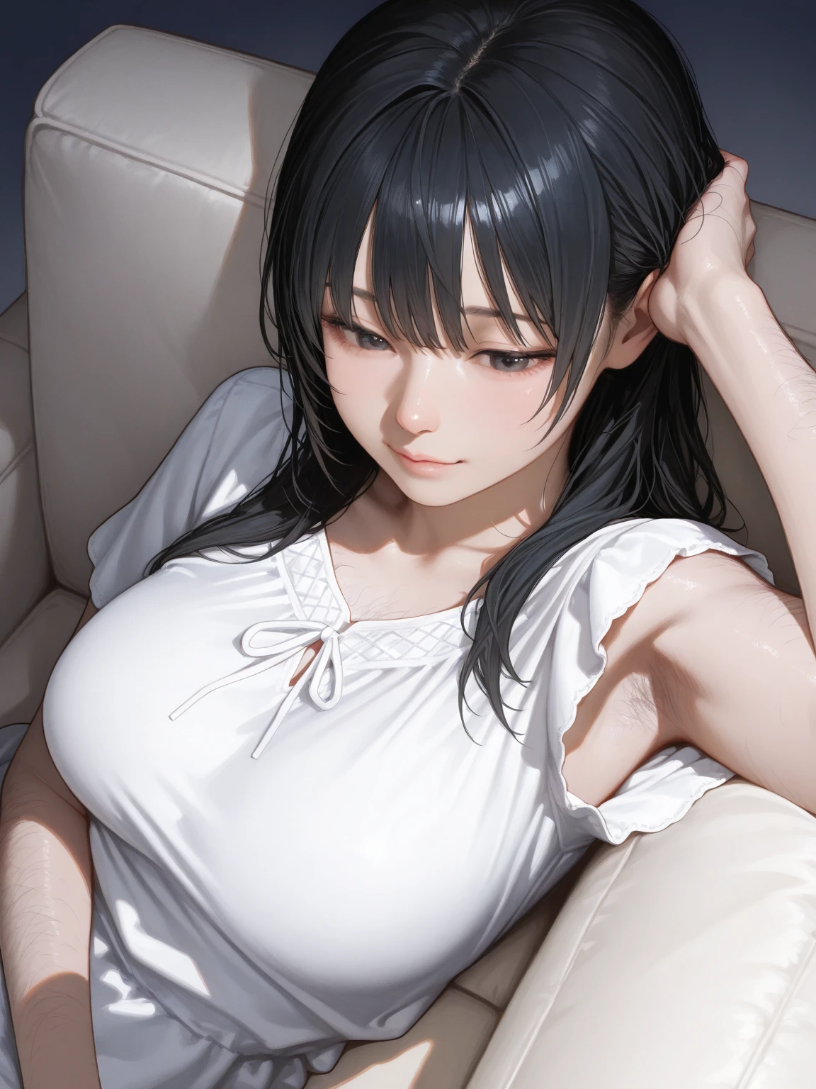 NSFW、(masterpiece: 1.3), (Maximum resolution: 1.2), (Ultra HDTV: 1.2), Cinematic Light, 8K resolution, Detailed facial features , (Sharp focus: 1.2), (Focus on the face:1.2),Perfect Style, Beautiful Face, Acura, Anatomically correct, Highly detailed face and skin texture, Beautiful Eyes,Beautiful Eyes, Thin eyebrows, Glitter Eyeliner: 1 Natural Cheeks, Glowing Skin, Fair skin: 1.2, (Glossy lips: 1.4),、 (Embarrassed look: 1.2),Highly detailed face and skin texture, Natural Cheeks, , Glossy lips: 1.4,Perfect Style、Cleavage、Soft Breasts、(White mucus on chest:1.4)(White mucus on thighs:1.2)、 blush、A humiliating look、Anxious expression、A look of humiliation、Embarrassed look、Glare、anger、sorrow、tears、Open your knees、Spread your legs、 White underwear、White bra、Sparkly little earrings and necklace、Disheveled clothes、White panties、sweating、Thin underwear、stockings、18-year-old, A clean-cut woman,1 person、 Upward-facing chest, Old bedroom、On the bed、(On my back, ベッドにLying down, ベッドにLying downいる, Lying down, White sheets:1.3)、Black Hair、blonde、Silver Hair、Blue-gray eyes、Green Ash Eye,(China dress:1.2)、masturbation behavior、Masturbation、Masturbation、