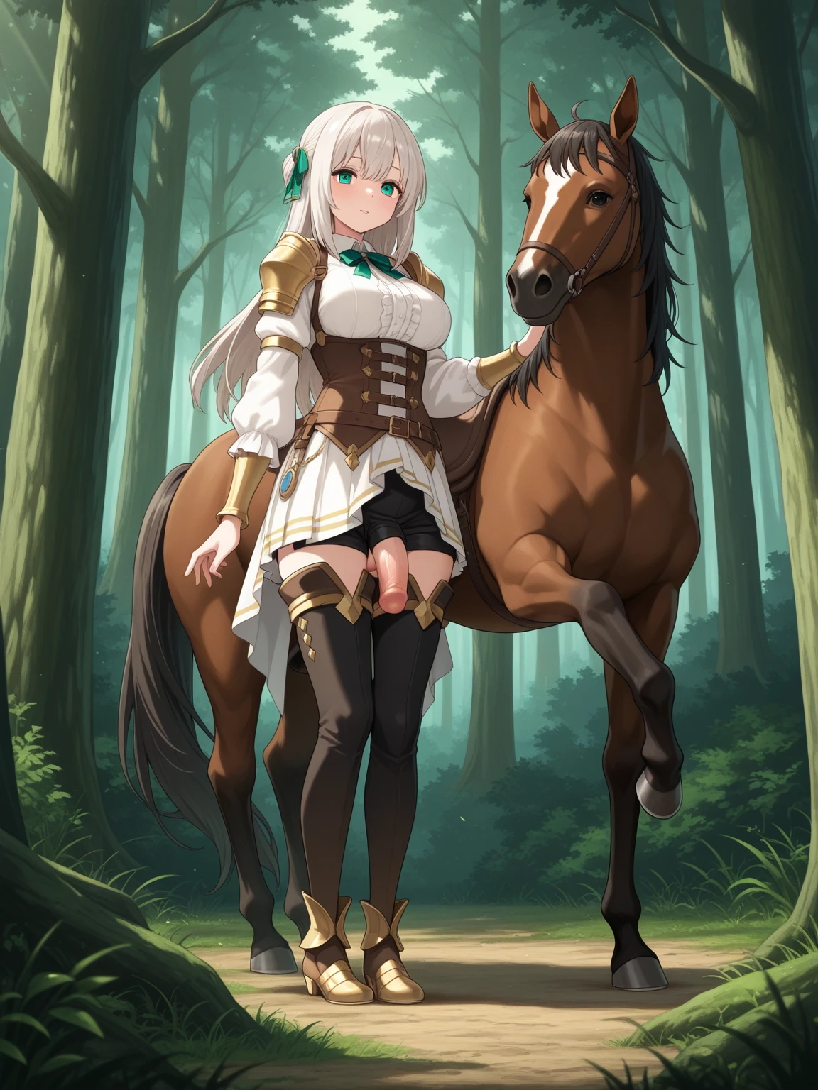 (celia\(walkure\):1.4), (celia\(uniform\):0.5), <lora:celia_walkure-000018:0.8>, long hair,
expressionless,looking at viewer, painful, sad,  tears,
(nude:1.2), (pale skin:1.4), thighhighs, white boots, 
(1girl riding a horse, riding:1.5), (arms behind back, bondage, shibari:1.4), (long legs:1.1),
(crowd of soldiers:1.3), spear,   public nudity, (wooden pillar:1), (torch:1), crow, castle, august,
(masterpiece, top quality, best quality, official art, beautiful and aesthetic:1.2), extremely detailed, colorful,highest detailed ((ultra-detailed)), (highly detailed CG illustration), ((an extremely delicate and beautiful)), cinematic light ,