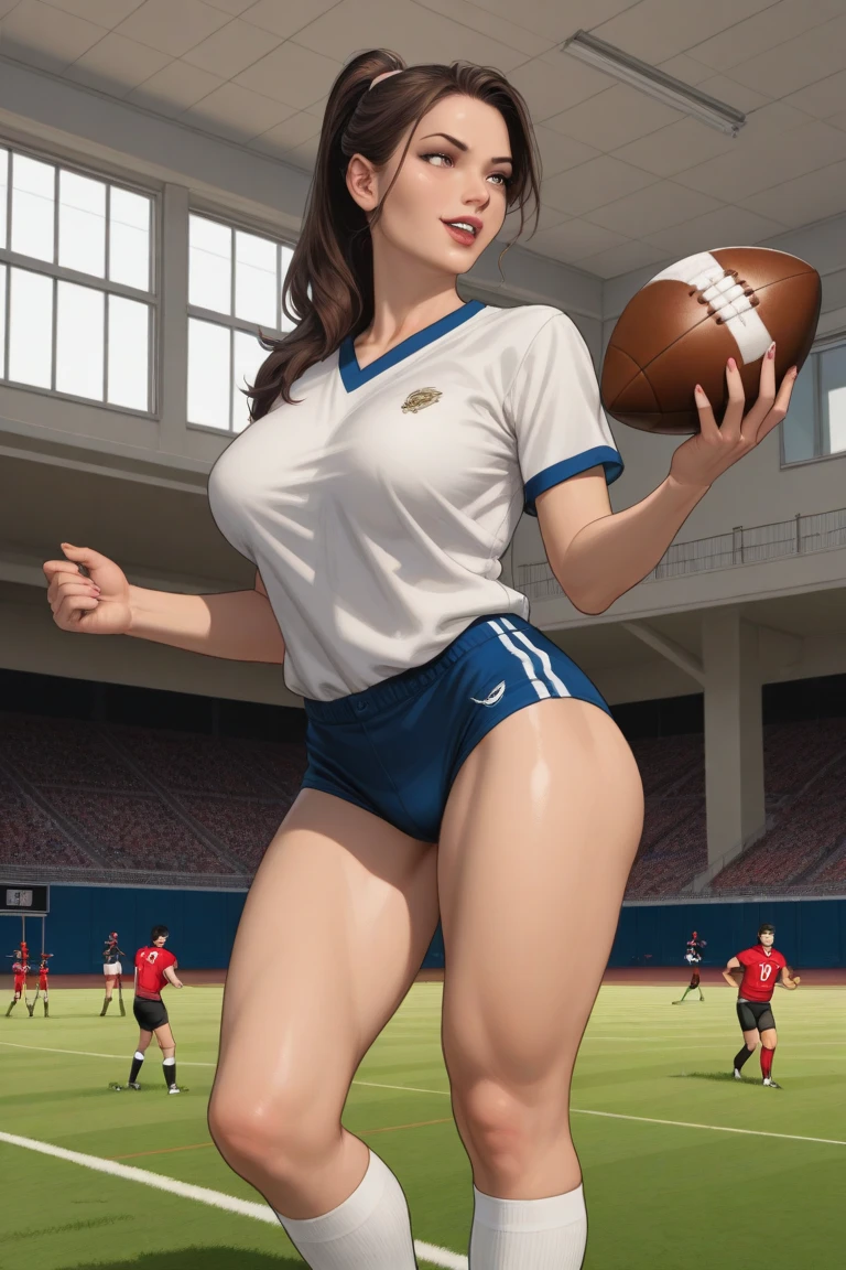 Spain soccer team fan, sexy soccer fan. Spain team. Perfect eyes, From the front, nice shaved pussy. celebrating, sexy gaze, pale skin, black haired girl, light makeup, flat natural , deep look, Detailed pussy, oiled skin, detailed skin, realistic skin, warm lights, skinny body, cute pose, slutty girl, relaxed, comfortable pose. beautiful eyes., full body, Realistic photography. Shy, long hair girl. full body shot, Nude, tits out. explicit. Explicit, tits out. (vintage photography effect:1.3), (NSFW:1.3), (perfect body proportions:1.2), ((shaved (cunt:1.3))), (visible ass:1.2), Ultra realistic 3/4 portrait from the thighs to the head revealing the vagina, low exposure canon, low iso, high contrast, perfect colors.. at night, Analog photography, Nude, naked, beautiful face, detailed girl, nsfw, hot, dynamic supermodel poses, Young female soccer player, naked, with the Spanish national team shirt, ultra realistic photography, in a soccer stadium, with big breasts, canon mark 5d, low ISO, high contrast, low exposure, realistic lights, soccer. Sexy, sensuality.