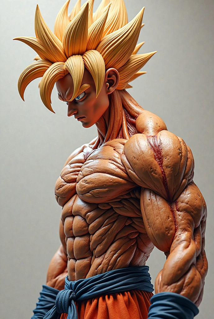 Full body image "(Highest quality, 8k, ultra-detailed, Realistic:1.2), Portraiture, Muscular, Calm, Face contorted in pain, detailed, Blonde, strict, Intimidating, Powerful, Show off his strength", (((Huge penis))),Bodysuits,nsfw