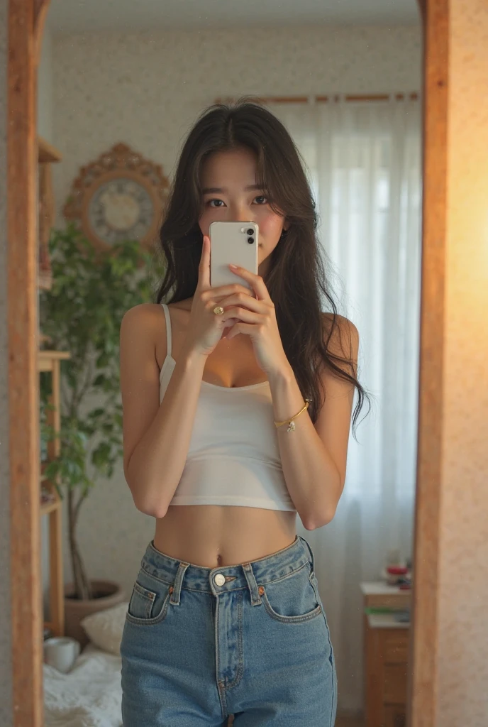 Lengthen Jennie&#39;s hair and make the photo as good quality as reality