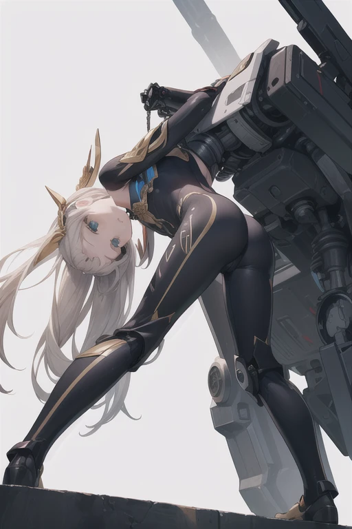 Young beautiful woman,(Highest quality,Extremely detailed depiction,Incredibly absurd high resolution,Anatomically accurate depiction,Curvy Legs),(Glowing Skin,Shiny skin),Kashima,Fleet Collection,Cosplay,Happy smile,Setting up the rigging,background:Naval Base
