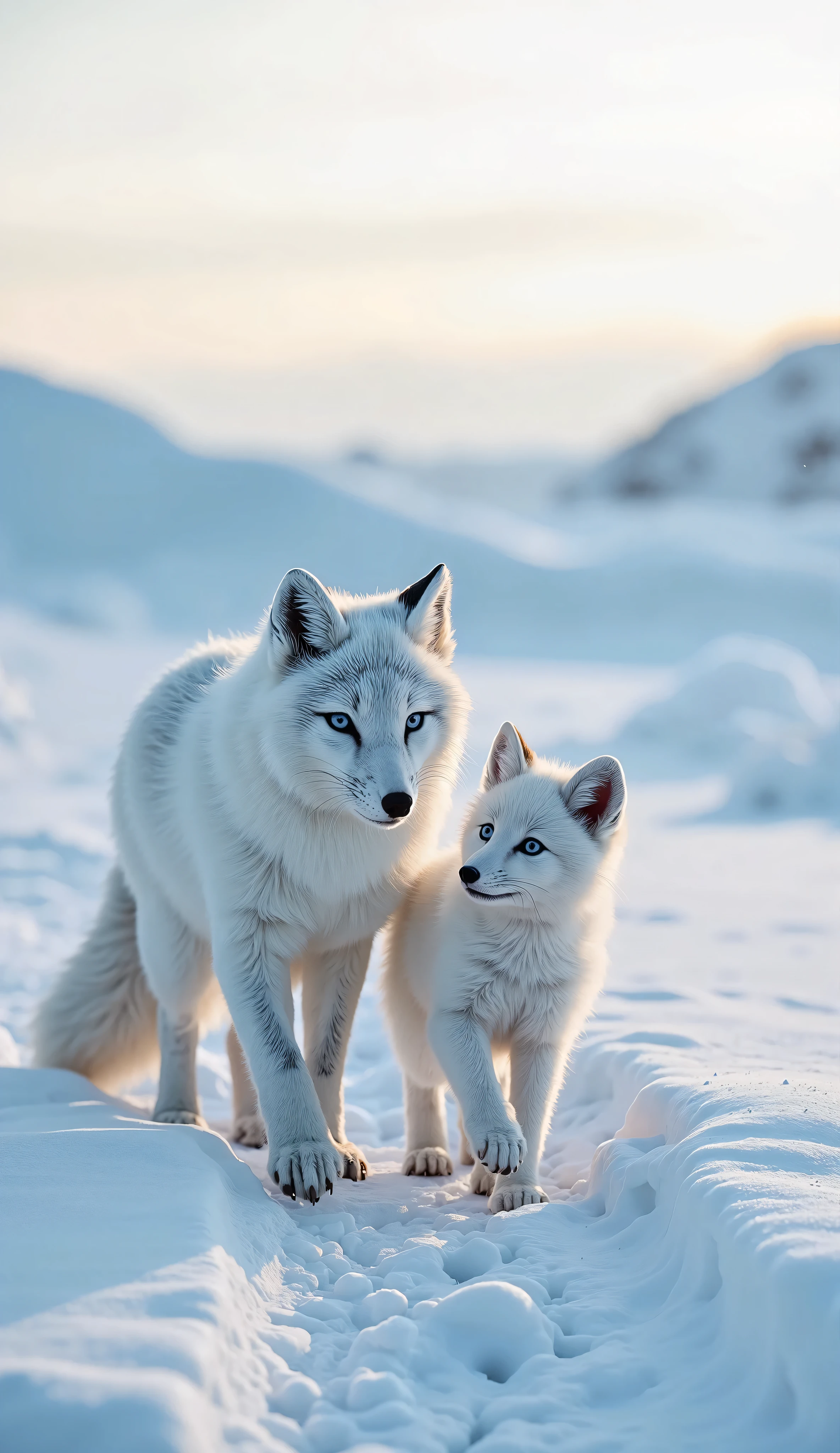 arctic fox male, solo, furry, cute, chibi