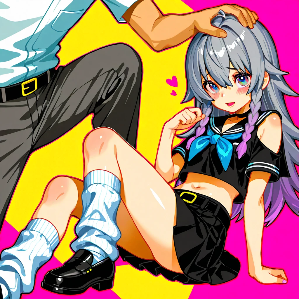 NSFW,masterpiece,Highest quality,High resolution,Super detailed,Shiro \(no game No life\),Young Girl,Long Hair,Multicolored Hair,Hair between the eyes,Gradient Hair,Yellow Eyes,Flat Chest,Erect nipples,((Oho face)),Embarrassed,blush,excited,Estrus,orgasm,Trembling,(Climax),(Squirting),(Ahegao),Roll your eyes、squint,Middle-aged men,(Having intense sex),Insert,Creampie,Hugging from behind,Shopping mall,stage,public,From the side