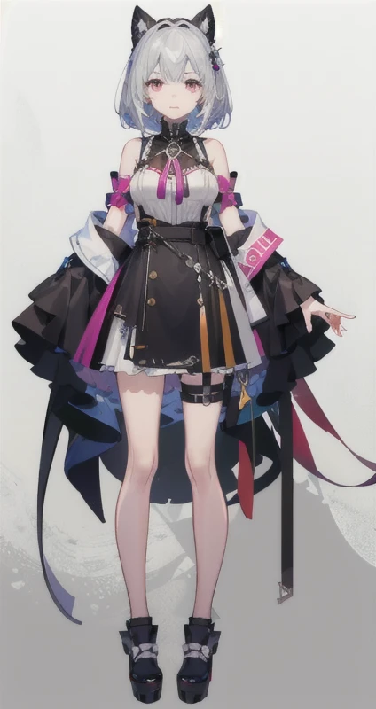 (8k, best quality, masterpiece), (ultra-detailed:1.1), (high detailed skin),
(full body:1.2), white background, standing, (solo focus, solo:1.2), female focus,
<lora:sushang-v2-v100:0.8>(sushangxt:1.2), (twintails:1.1), yellow sleeves,bangs, black footwear, boots, (yellow hair ribbon:1.2),
(white background, simple background,:1.2),
(beautiful_face), ((intricate_detail)), (revealing clothes:1.2), clear face,
((finely_detailed)), fine_fabric_emphasis,
((glossy)),