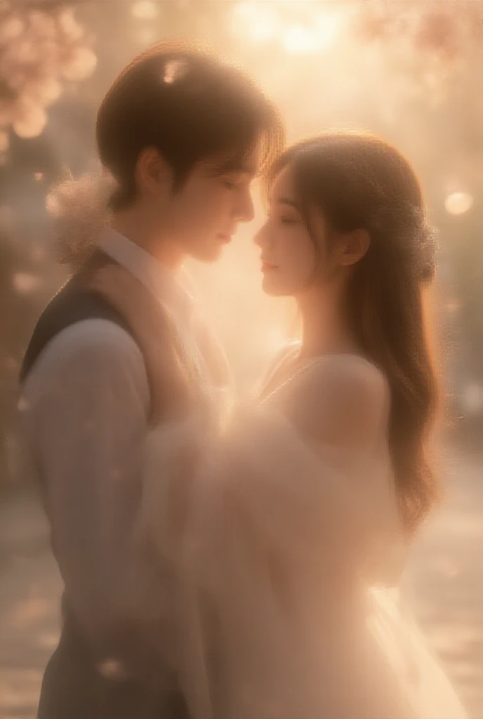 Sunday Couple - Simon and Sophia: Craft a romantic image featuring a kind-hearted boy (Simon) and a graceful girl (Sophia) dancing together under the stars on a serene Sunday evening.