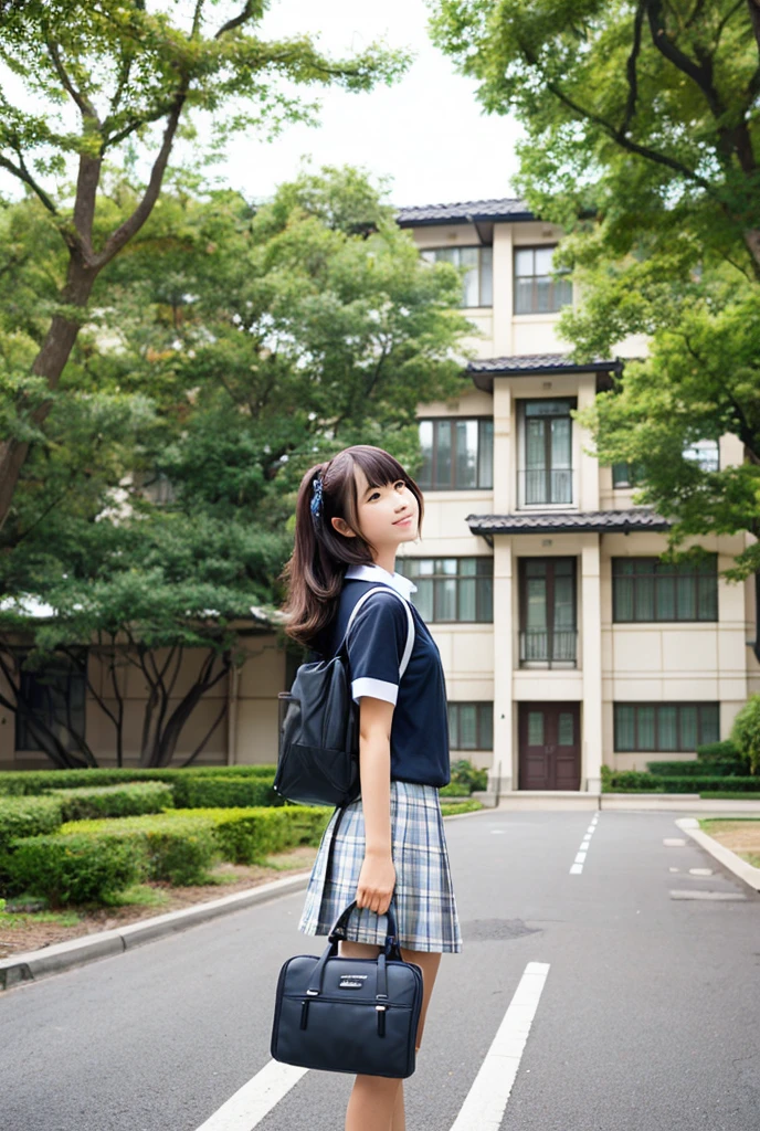 high school girl、Bigger than a building、Summer clothes