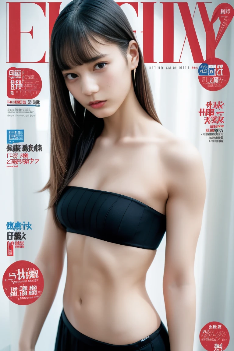 jpnidol, 1girl,idol magazine cover, masterpiece, high quality, looking at viewer,