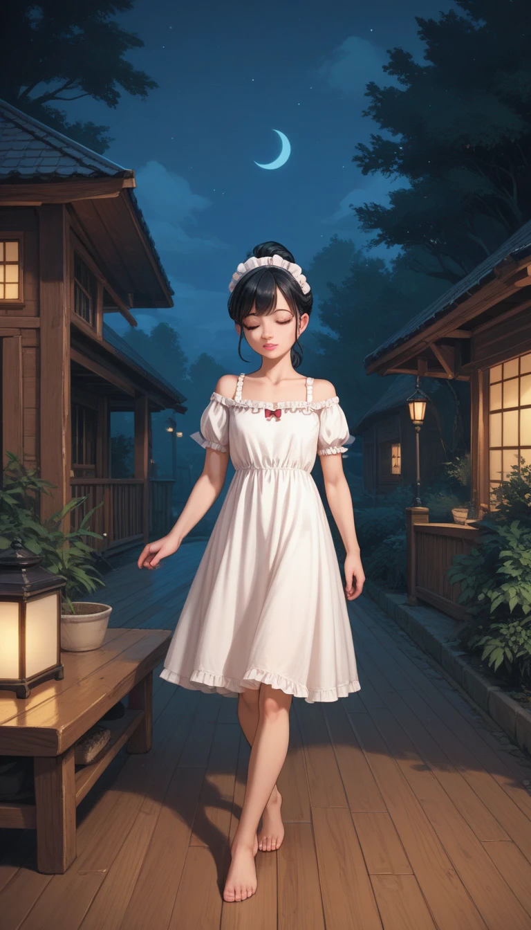 best quality,masterpiece,1girl,solo,(((NSFW))),(((9years old))),japanese girl,an extremely cute and beautiful girl,highly detailed beautiful face and eyes,petit,cute face,lovely face,baby face,shy smile,show teeth,black hair,medium short hair,Hairless pussy,flat chest,skinny,slender,(((wearing a wet transparent white mini Lolita dress))),(((standing in a Japanese garden))),she is looking at the viewer,hands lift up dress,(??????? above the waist:1.1),(no panties:1.1),(legs spread wide:1.1),(no bra:1.1)