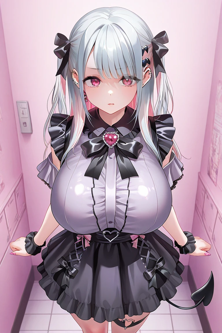 girl Silver Hair Twin tails Masturbation Ahegao nsfw nude pussy masturbation / female masturbation dildo sweat girl trembling with
breast squeeze spread pussy heart shaped pupils
long tongue large breasts