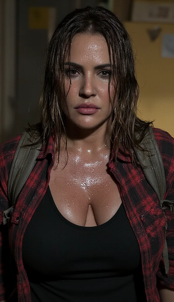 a morbidly obese woman, detailed realistic portrait, extremely detailed face, beautiful detailed eyes, beautiful detailed lips, hyper-realistic, photorealistic, 8k, high quality, masterpiece, chiaroscuro lighting, moody lighting, dramatic lighting, dark fantasy, gothic, cinematic