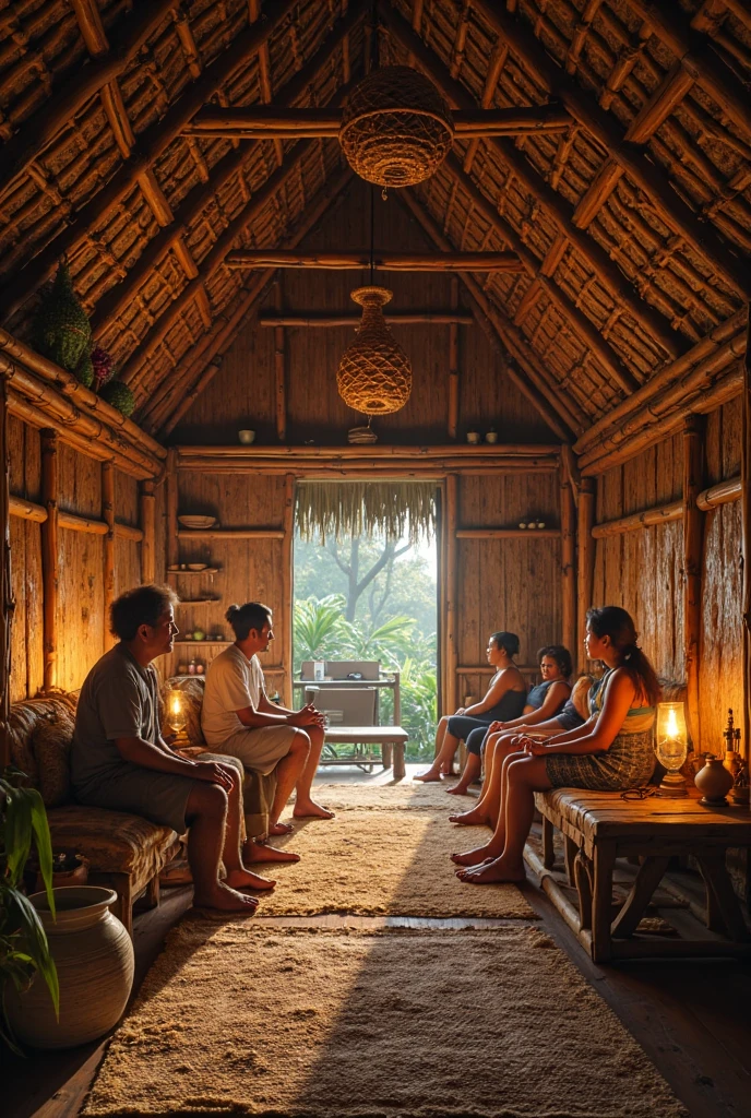 Common room in Latin America