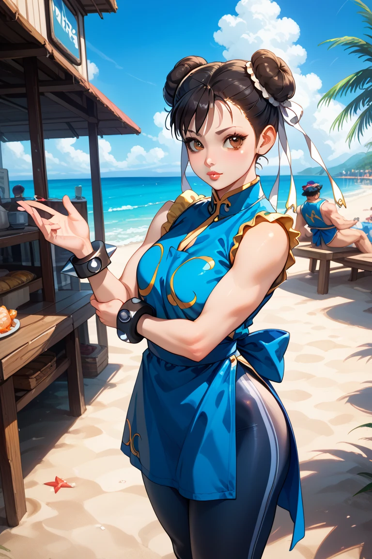 score_9, score_8_up, source_anime, solo, 1girl, tomboy, dress, boa hancock, lole, young, ((aged down)), ikuchan, black hair, jet black hair, oriental, Chinese dress, short dress, short hair