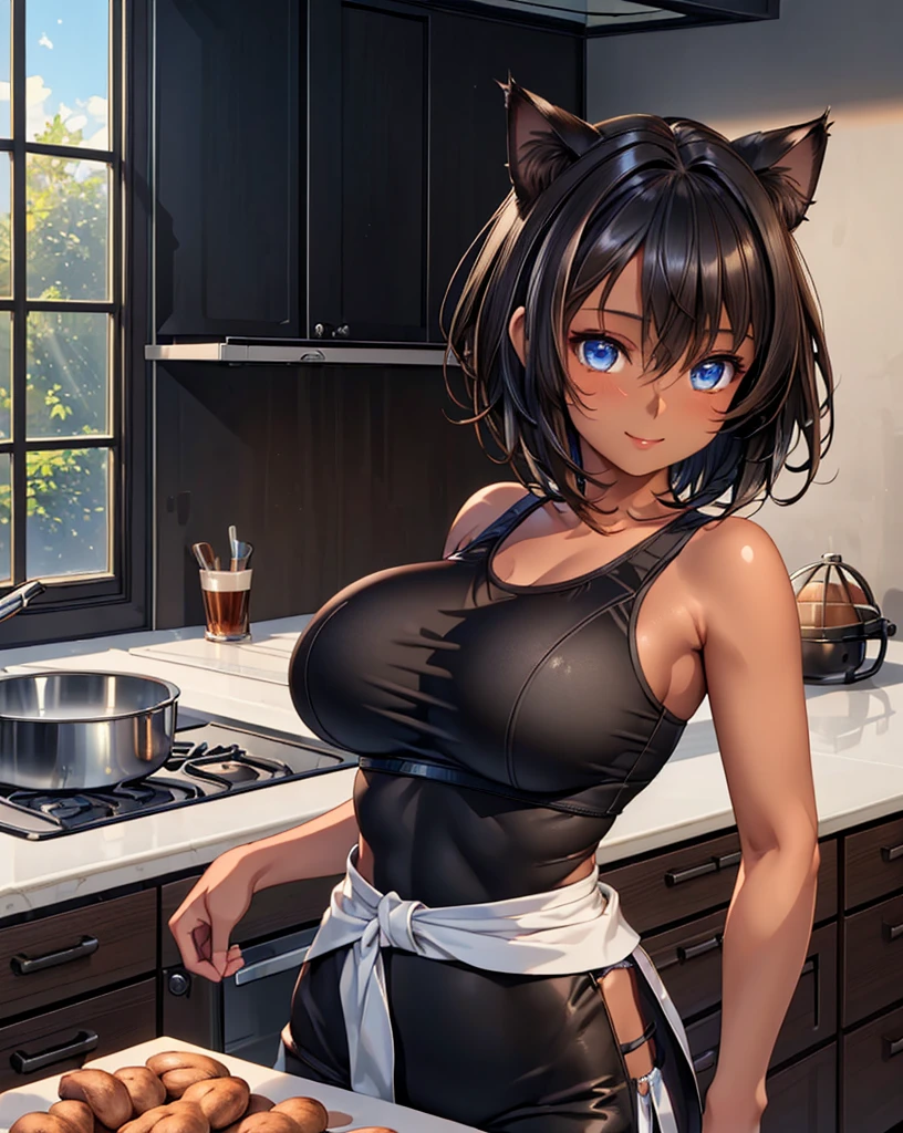 Modell-Shooting-Stil, (upper body:1.2, portrait, digitale Anime-Illustration) eines ((Furry girl:1.3, black neko girl:1.4)), (1 girl:1.5), (cute pose:1.7),
(pretty face, perfektes Gesicht), (hyperrealistische, lebensechte Textur, realistische Augen:1.2), (best quality:1.4, Meisterwerk:1.3, hyperrealistische Lichter, hyperrealistische Schatten, hyperrealistische Reflexionen),
(Sony a7, 50 mm, Filmkorn:1.5, 4K UHD HDR), (octane render, Unwirkliche Engine 5), (Illustration von Lee Jeffries, Greg Rutkowski und Magali Villanueva, Gewinner des Wettbewerbs:1.3)