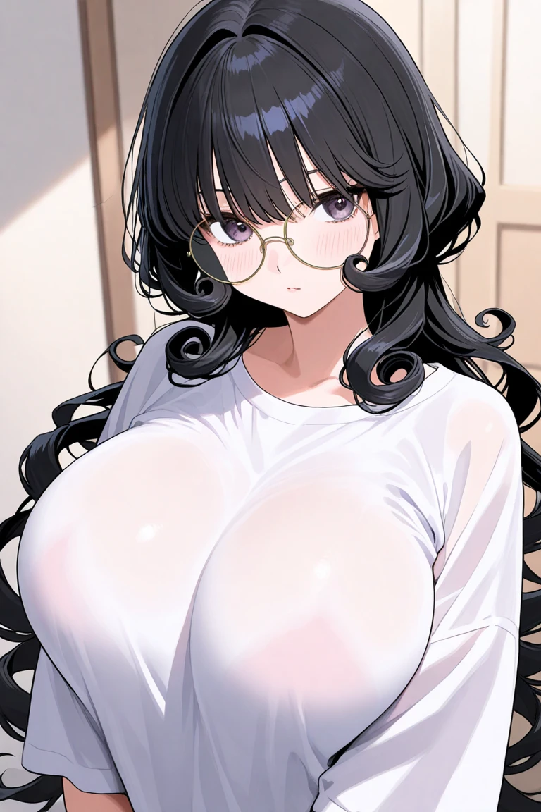 (Upper body close-up:1.5)、(Huge breasts、Cleavage:1.9),Anna Yamada,smile、(naked:1.5)、(window)、blue sky、building、(Wearing a collar:1.5)、Earrings、Earrings,(Delicate facial features:1.5)、(masterpiece, Highest quality, High resolution, Super detailed, 8k, 4K),(Put your hands behind your head:1.5),ponytail,(Beautiful Face:1.5),(nsfw:1.3)、Show off your armpits,Spread Armpit、looks happy、Wearing glasses,(Sticking out tongue:1.2),Small nipples,Small areola、Drooling