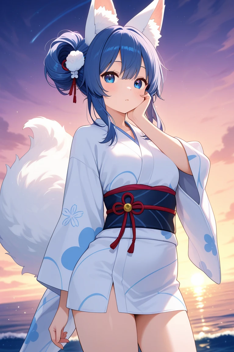 (best quality, masterpiece), 1 girl, centaur, It takes, White skin, Japanese , exposing the abdomen,belly button t-shirt, 아름다운 소녀 perfect wolf photo, perfect wolf photo