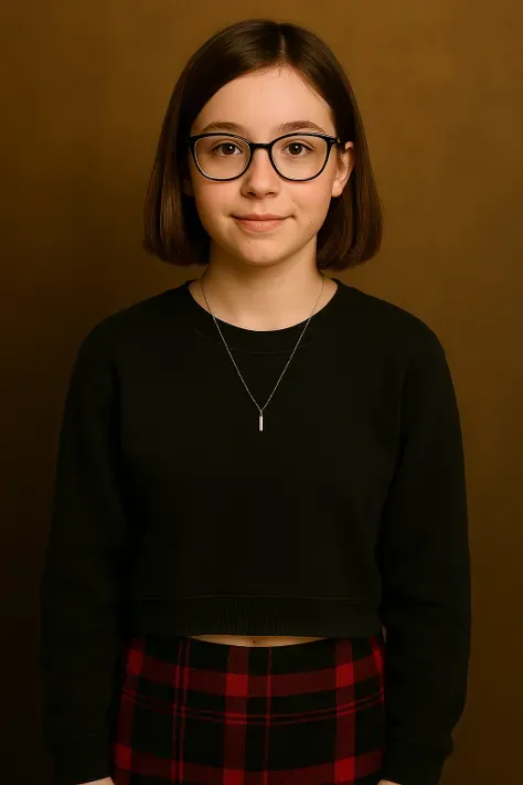 KaitlynDever,<lora:KaitlynDeverSDXL:1>,portrait photo,detailed background, stunning beauty, high quality photo, perfect composition, perfect details and textures, highly detailed, front view, looking at camera, perfect lighting, with glasses