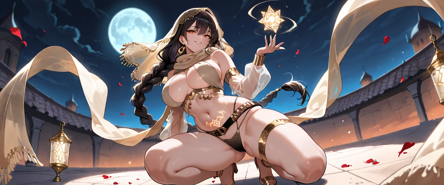 (((masterpiece))), ((highest quality)), (Very detailed), ((High resolution)), ((8k)), ((Anatomically correct)), One very cute girl, Baby Face, (Big Breasts), Brunette color hair, Double up braid, Long-haired and short-haired, Letting down your bangs, Charming smile, Emerald Eyes, Best moment, Delicate arms, Detailed skin texture, Intricate details, Very detailedな顔, Beautiful thighs, ((Naked with just a hoodie)), Ecstatic expression,