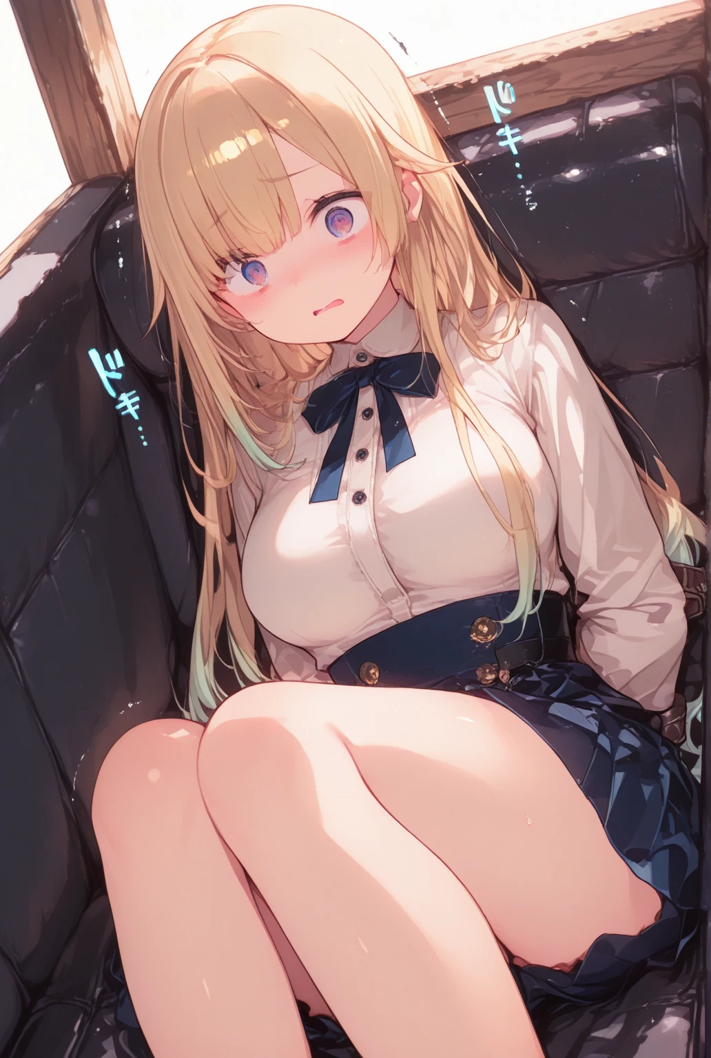 Lewdな女学生、((13才のGirlの自慰))、field、garden、grass((NSfW Vibrator Inserted and Vibrated))、Ahegao、pleasure、Climax、Agony、Lewd、Ecstatic expression、童顔で幼いGirl、((Love juices are dripping down her thighs、No pussy juice々leak))バイブの刺激にAgonyしイク、Drunken eyes、((A young with a baby face、Lower grades of elementary ))Long twin tails、Blue ribbon、Brown Hair、Soft Hair、Elementary school girl
